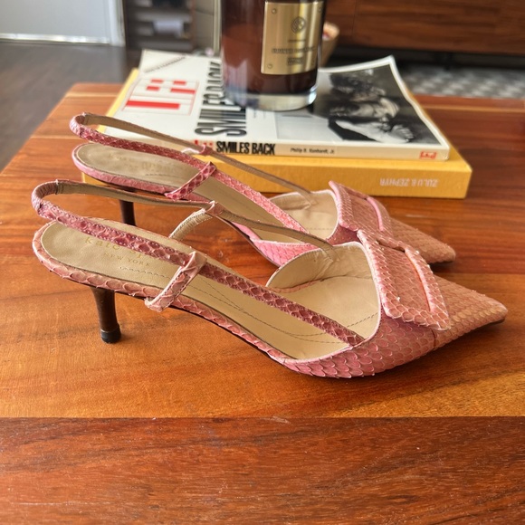 Kate Spade Snakeskin Slingbacks - Picture 2 of 5